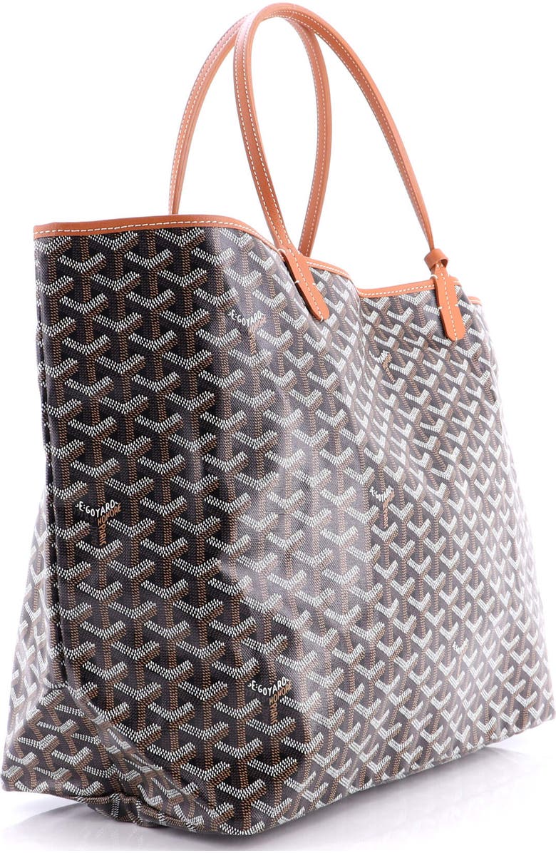 Pre-Owned Goyard Saint Louis Tote Coated Canvas GM, Alternate, color, Brown