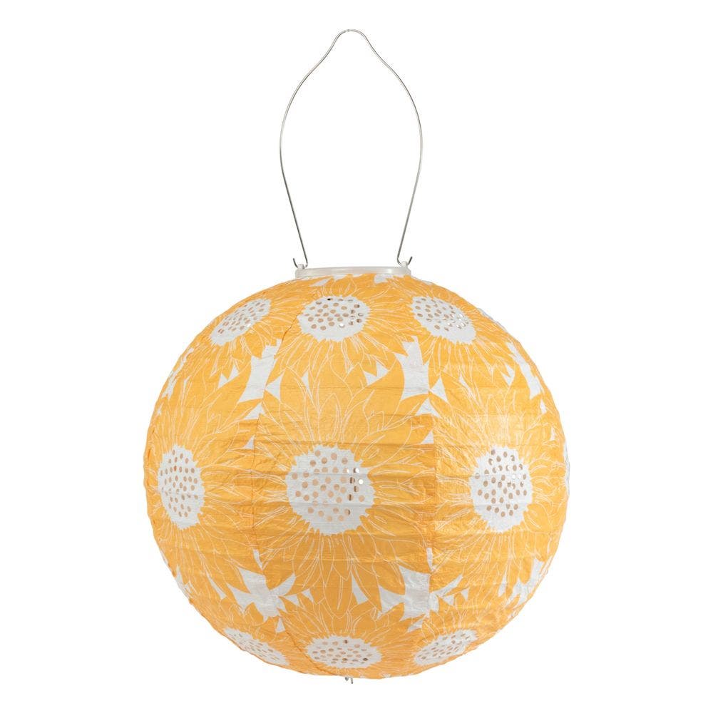 Allsop Home & Garden Soji Stella - Sunflower Solar Lantern in Marigold at Nordstrom