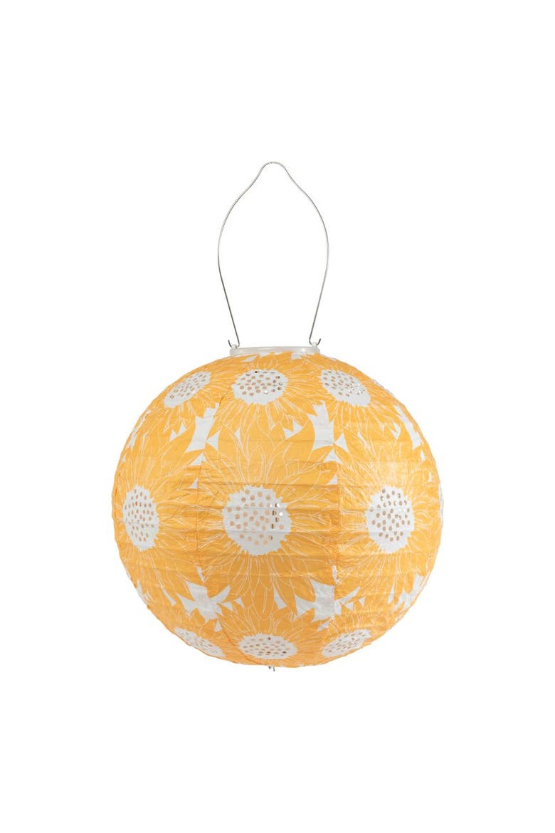 Soji Stella - Sunflower Solar Lantern, Main, color, Marigold