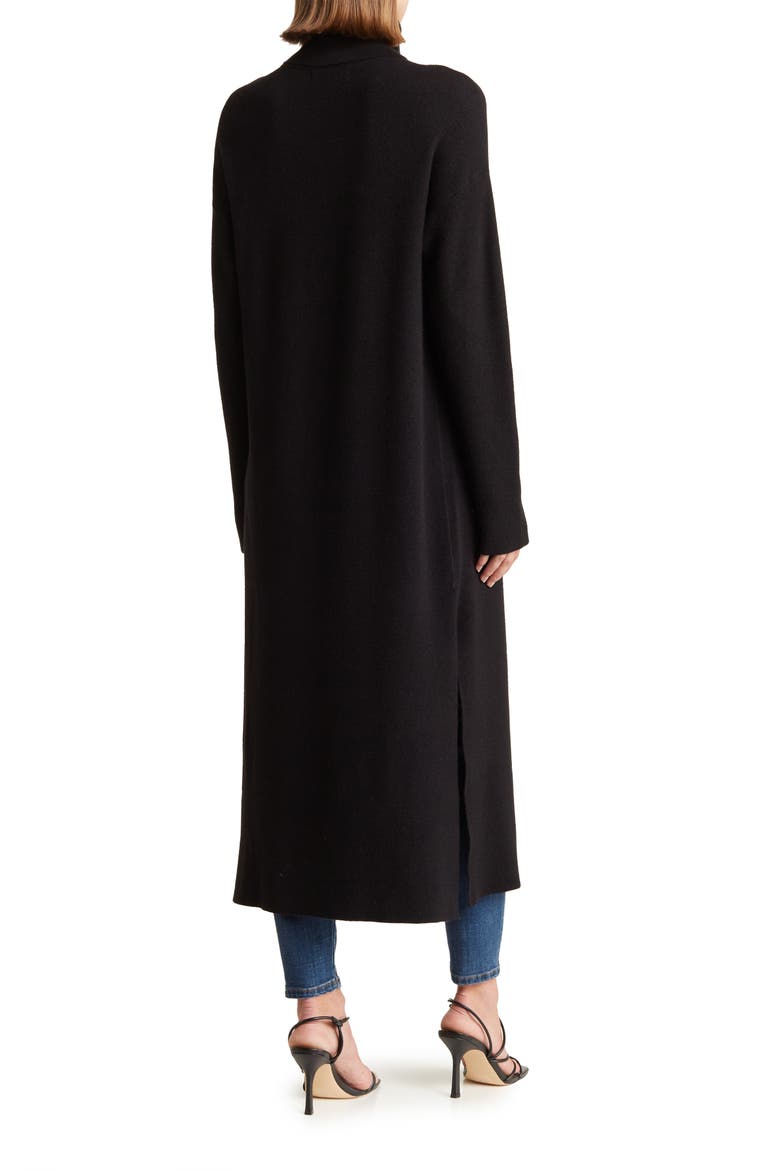 Brenda Turtleneck Maxi Dress, Alternate, color, BLACK