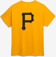 Logo Athletic Men's Logo Athletic Gold Pittsburgh Pirates Official Logo T-Shirt