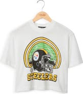 Junk Food Steelers Game Time Graphic Cropped T-Shirt