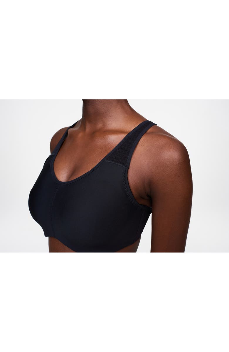 Chantelle Lingerie Everyday High Support Underwire Sports Bra, Alternate, color, Black/ Grey-11