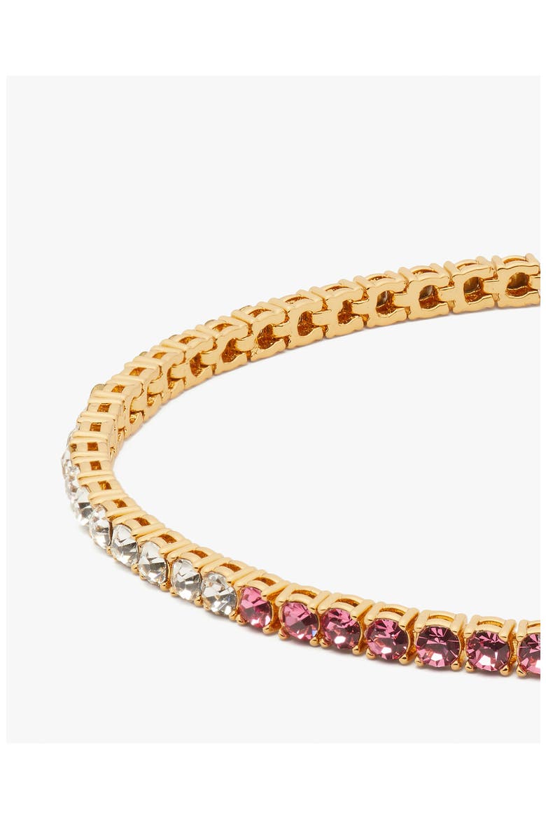brighten up multicolor cubic zirconia tennis bracelet, Alternate, color, PINK MULTI.