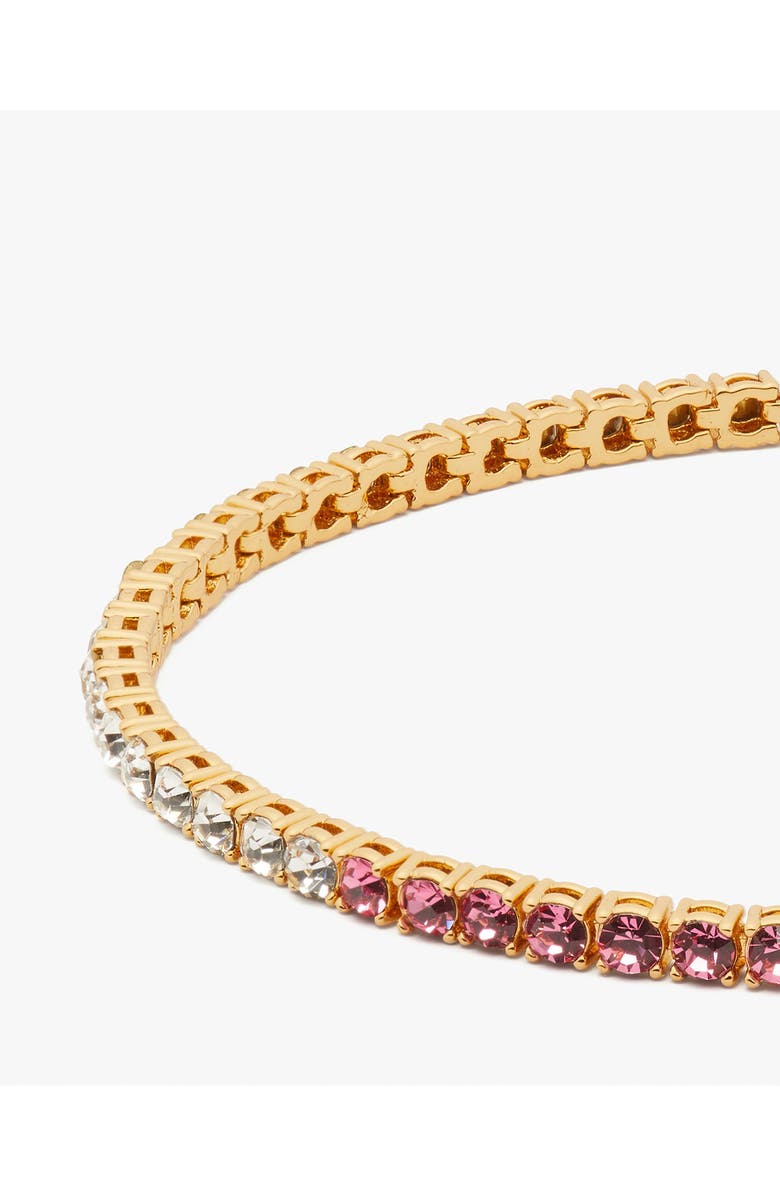 Kate Spade New York brighten up multicolor cubic zirconia tennis bracelet, Alternate, color, 