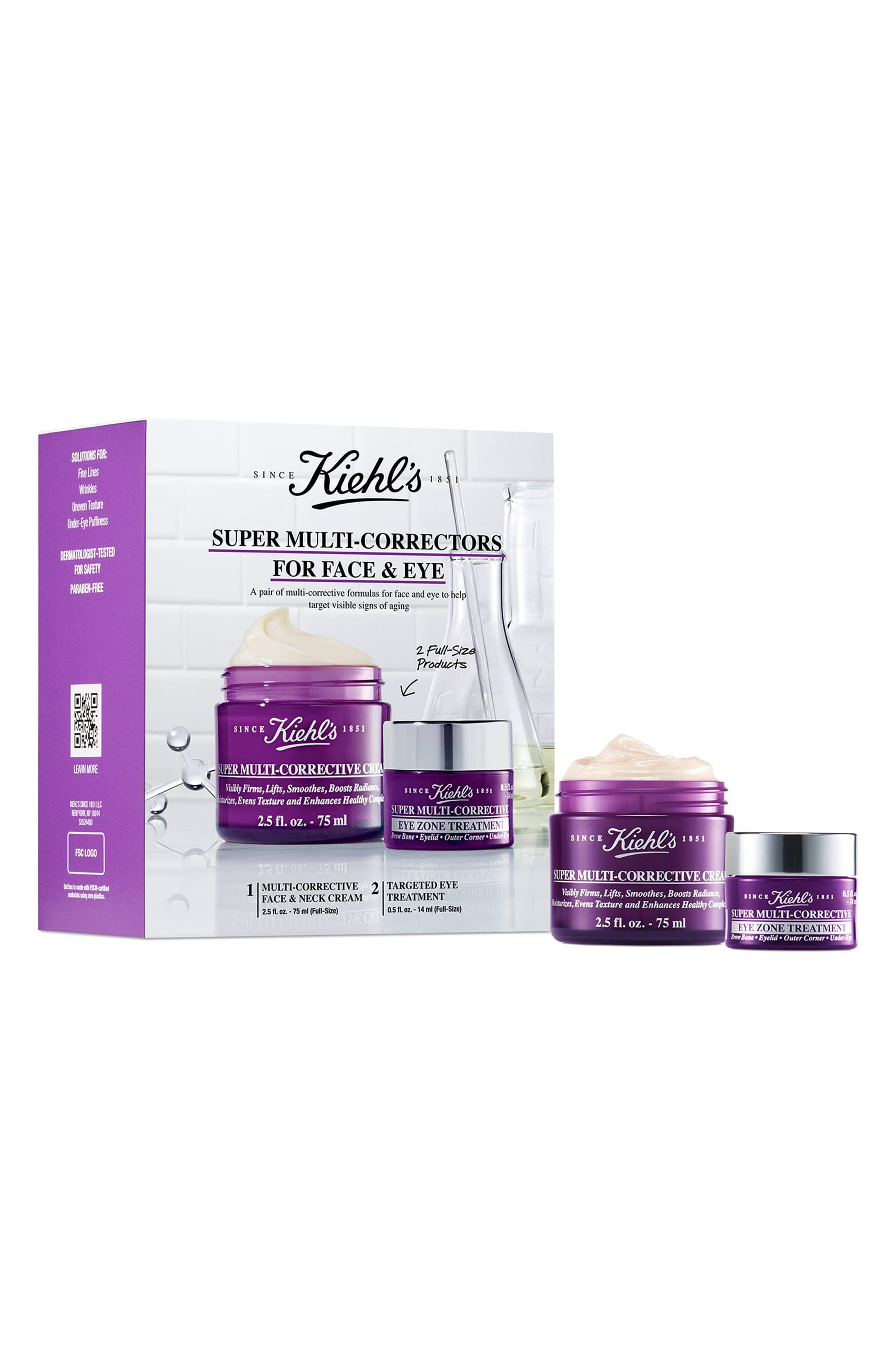 Kiehl's Since 1851 Super Multi-Correctors for Face & Eye Set $105 Value