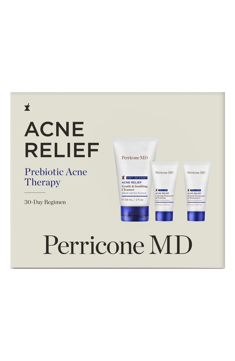 Perricone MD Acne Relief Prebiotic Acne Therapy 30-Day Set, Main, color, 