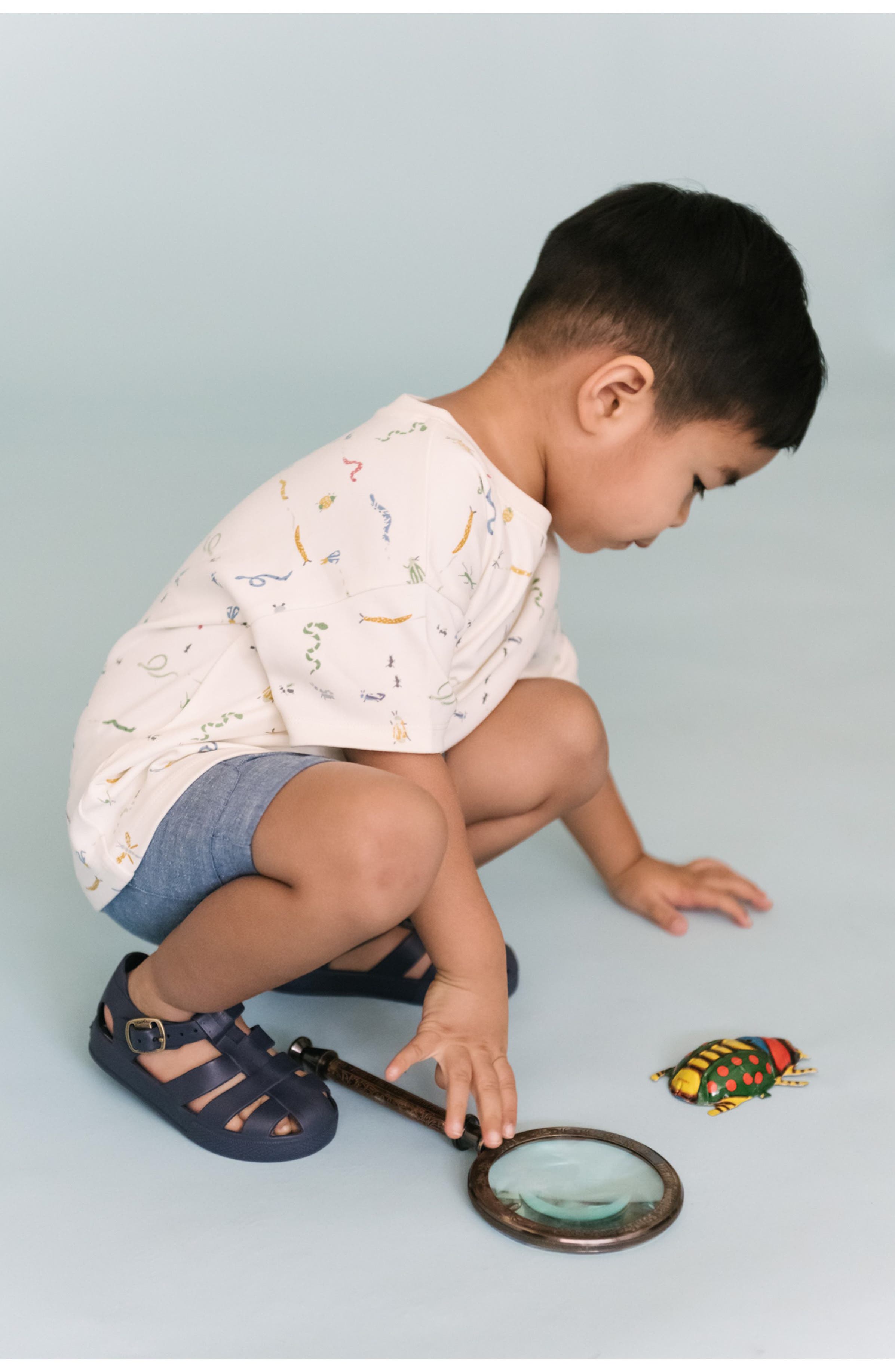 Pehr Kids' Fisherman Sandal, Alternate, color, Ink Blue