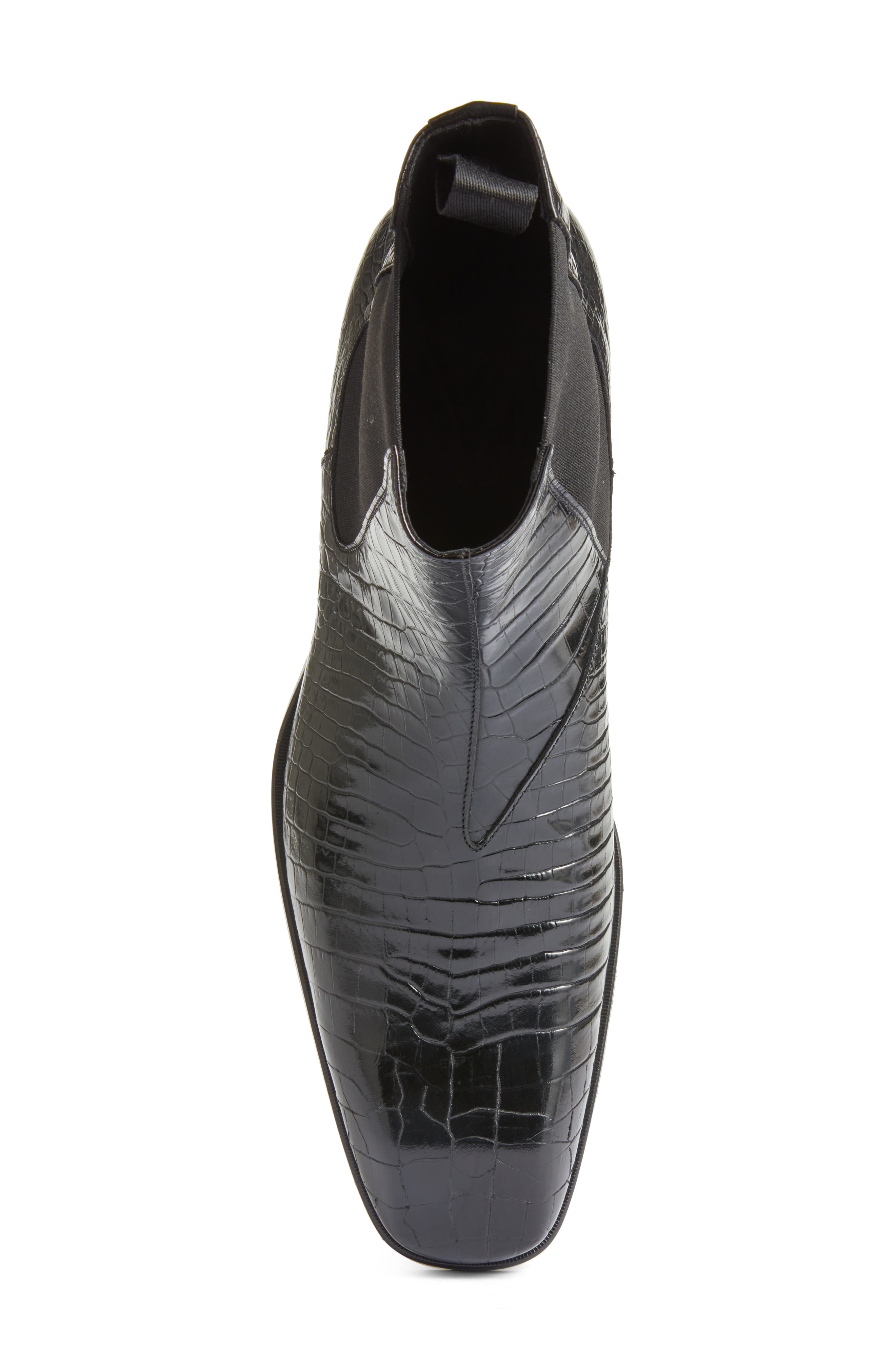 TOM FORD Bailey Croc Embossed Chelsea Boot, Alternate, color, 
