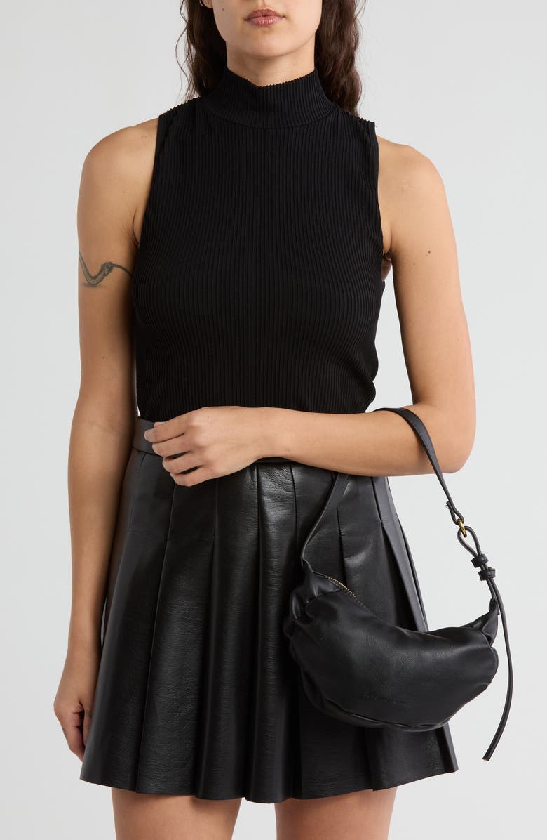 BCBG Small Pleated Hobo Bag, Alternate, color,