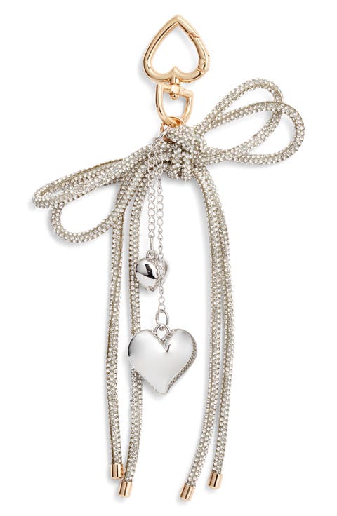 Crystal Bow Bag Charm