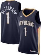 Nike Unisex Nike Zion Williamson Navy New Orleans Pelicans Swingman Jersey - Icon Edition