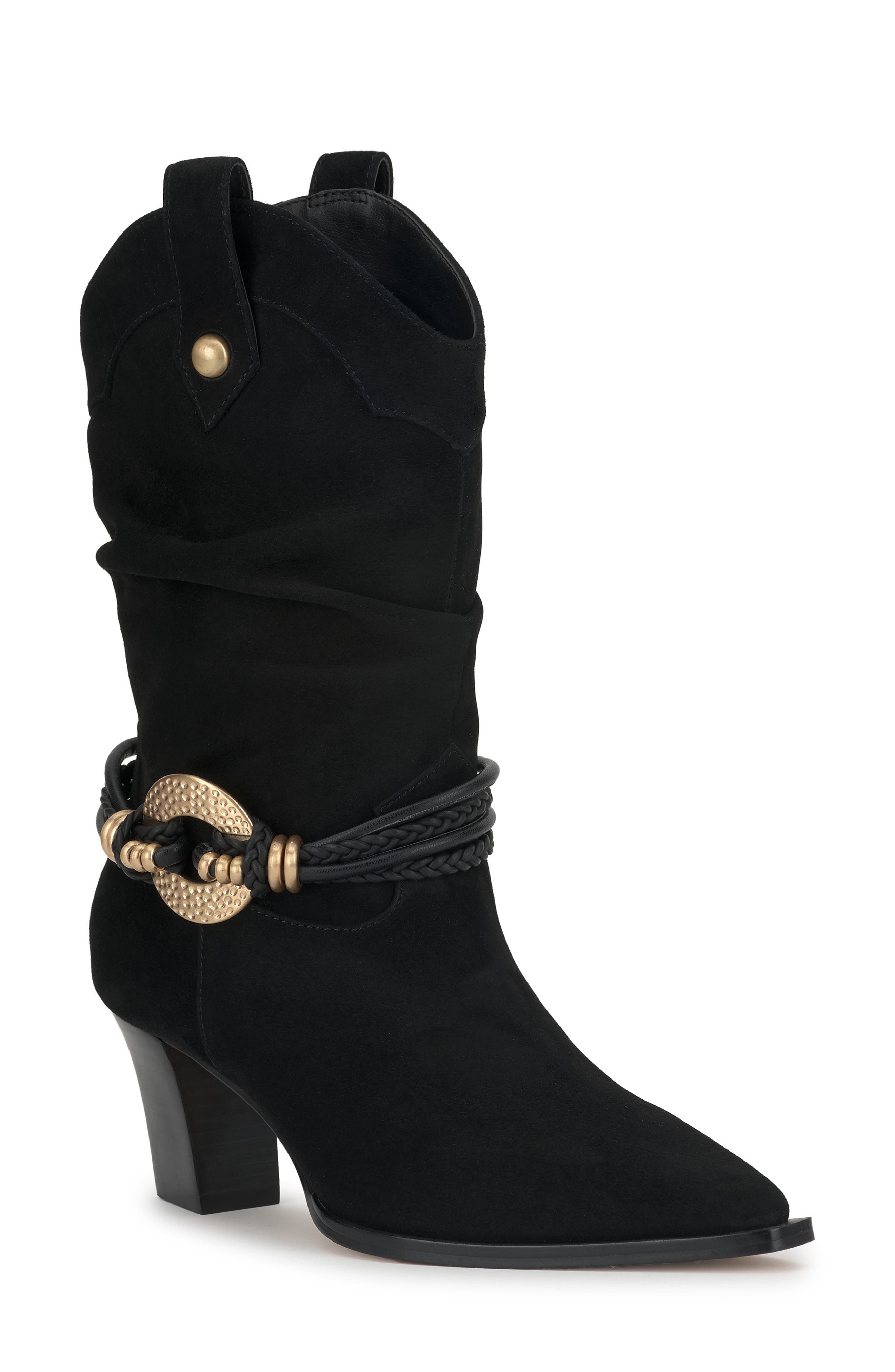 Jessica Simpson Hanie Western Boot, Main, color, Black
