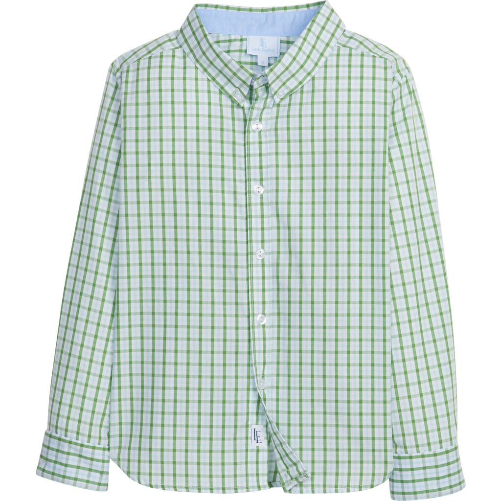 Little English Kids' Button Down Shirt In Leland Plaid