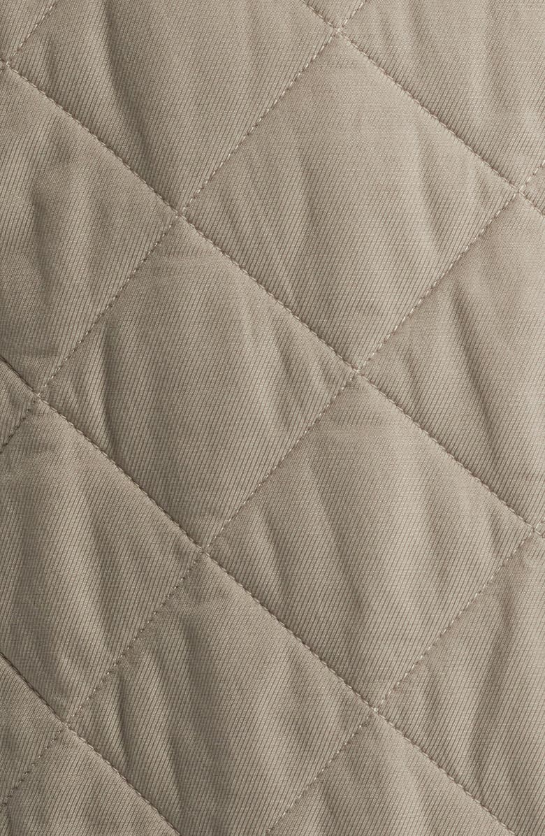 rag & bone Focus Quilted Cotton Blend Liner Jacket, Alternate, color, Elephntgry