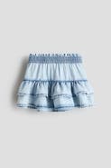 H&M Tiered Denim Skirt