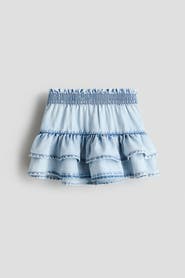 H&M Tiered Denim Skirt