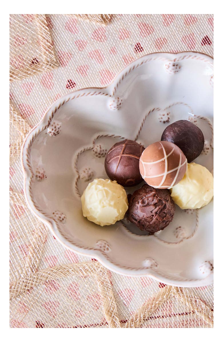 Juliska Berry & Thread Ceramic Heart Bowl, Alternate, color, Whitewash