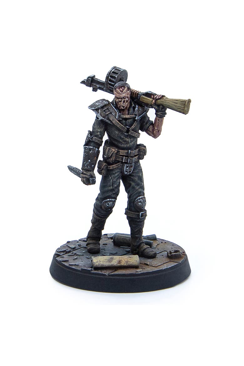 Fallout Wasteland Warfare Survivors, Capital Companions, 3 Miniatures, Alternate, color, Multicolored