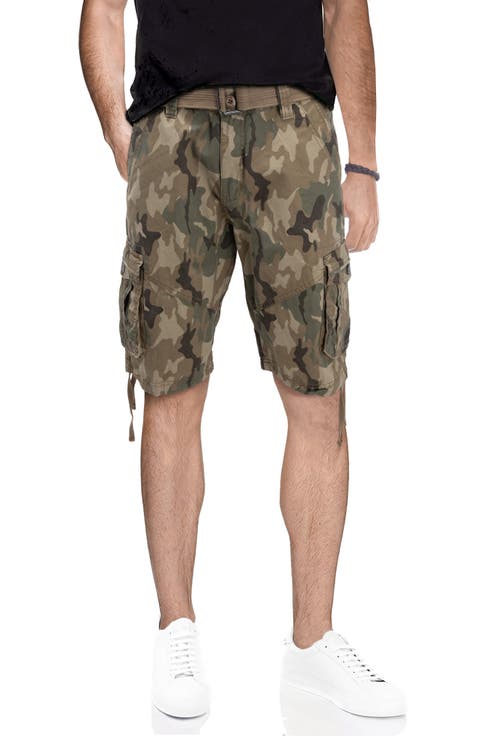 Belted Cargo Shorts