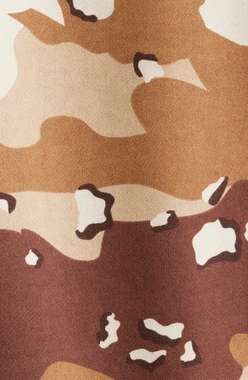 Shift Camo Crop French Terry Zip Hoodie