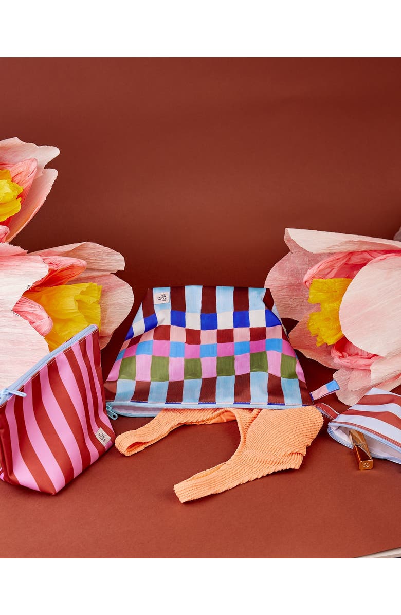 The Somewhere Co Hopscotch Handy Pouch Trio, Alternate, color, Hopscotch