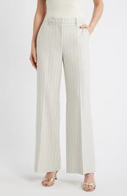 Elie Tahari The Liliana Stripe Wide Leg Pants