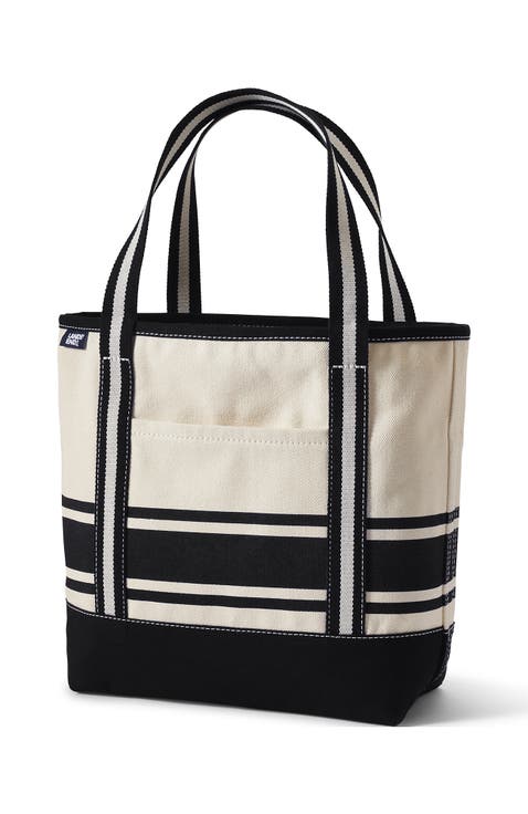Open Top Canvas Tote Bag