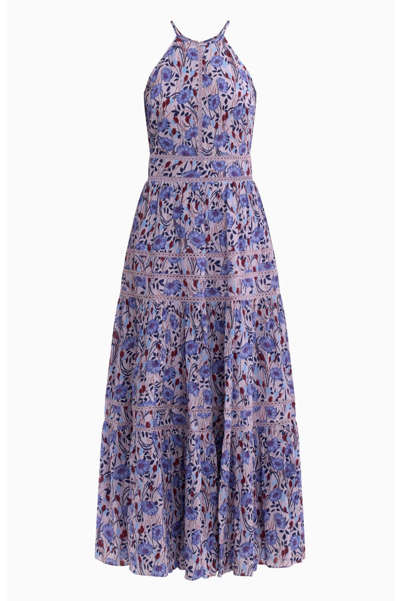 Daphne Crinkle Dress, Alternate, color, Iris Multi