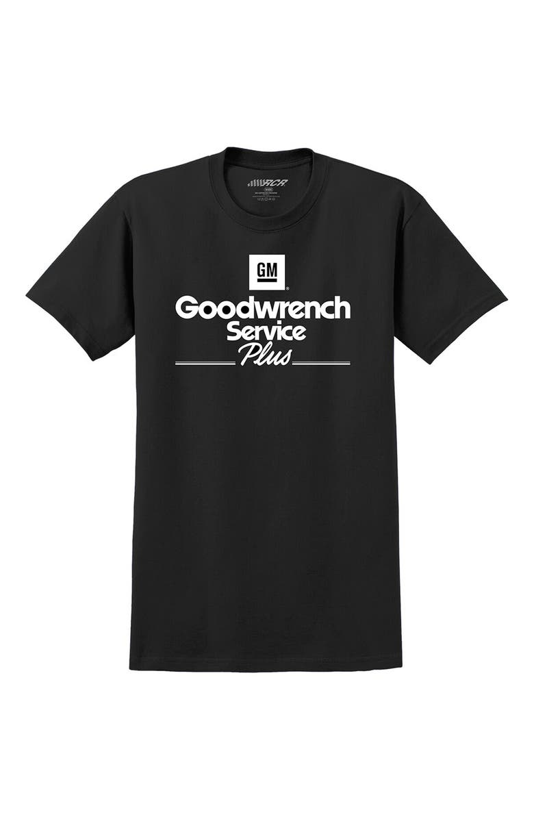 NASCAR Men's Richard Childress Racing Team Collection Black Dale Earnhardt Goodwrench Service Plus Sponsor Lifestyle T-Shirt, Alternate, color, Black