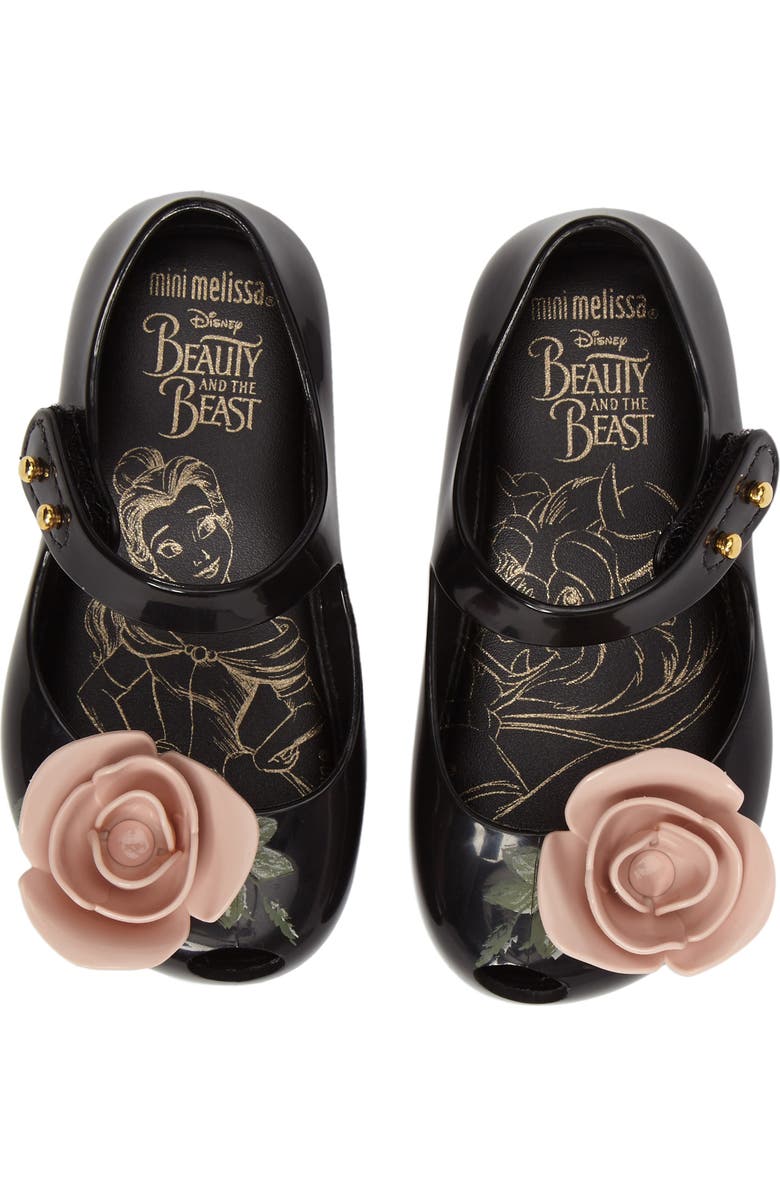Mini Melissa Ultragirl Beauty & The Beast Mary Jane Flat, Alternate, color,
