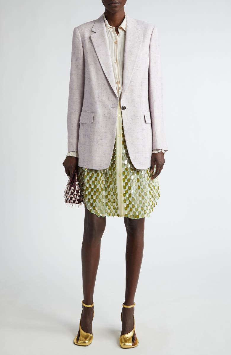 Dries Van Noten Loose Fit One-Button Blazer, Alternate, color, 