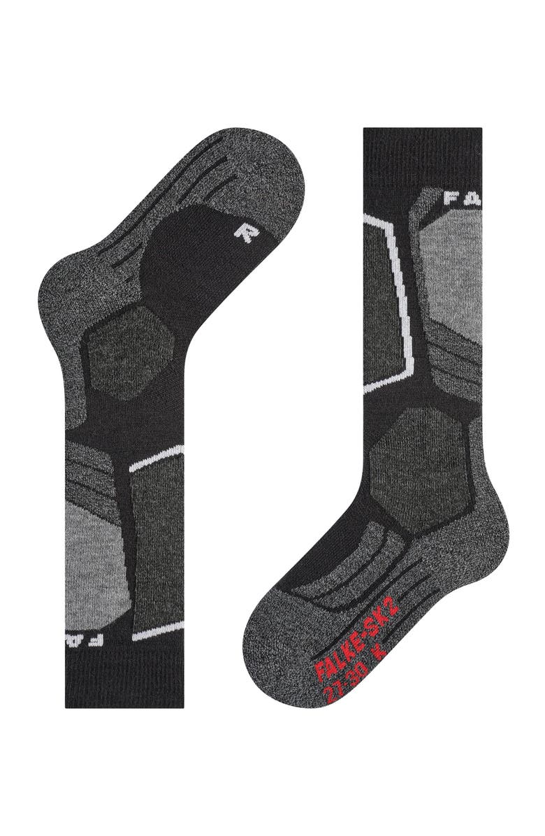Falke SK2 Intermediate Ski Socks, Alternate, color, Black-Mix