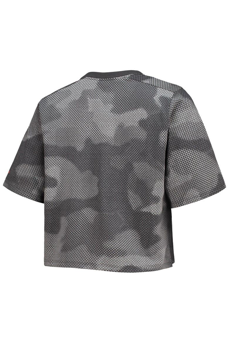 Women's Columbia Gray/Black Florida Gators Park Camo Boxy T-Shirt, Alternate, color, Gray