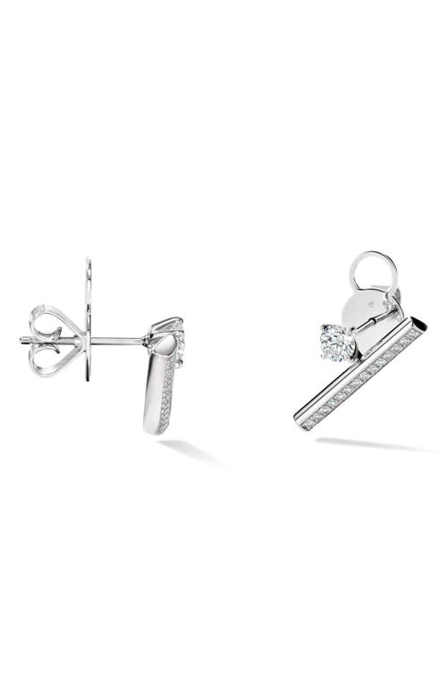 Hearts On Fire Barre Floating Diamond Climber Earrings
