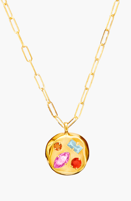 Birthdate Co. The October Birthdate Gold Pendant In October 25th - Gold