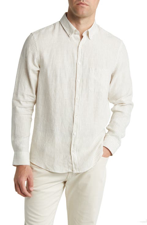 Daniel Linen Button-Down Shirt