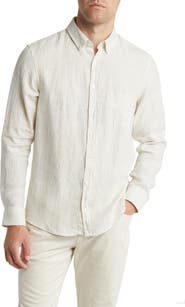 Brax Daniel Linen Button-Down Shirt