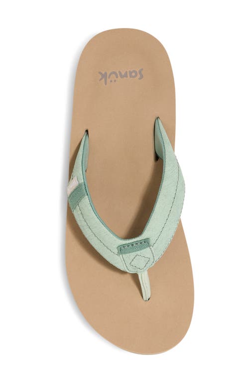 Sanuk Sawyer Flip Flop In Brown