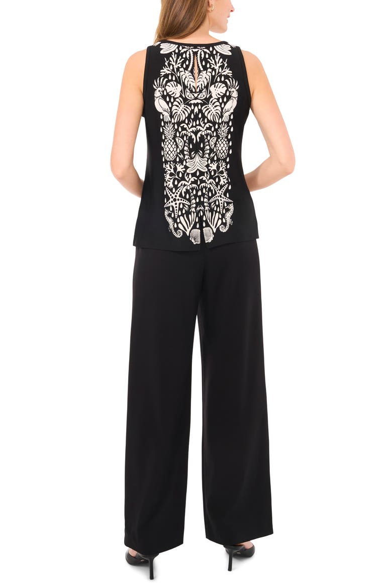 V-Neck Tank, Alternate, color, RICH BLACK
