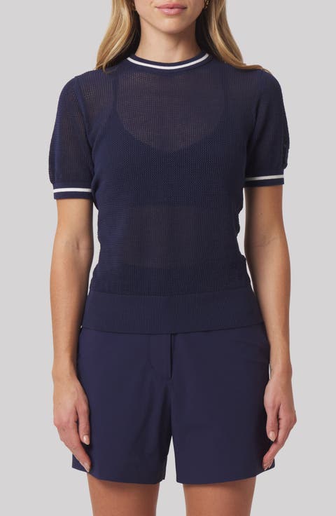 Sydney Cotton Mesh Golf T-Shirt