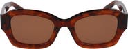 Longchamp Heritage 50mm Cat Eye Sunglasses