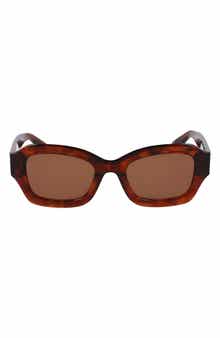 Longchamp Heritage 50mm Cat Eye Sunglasses