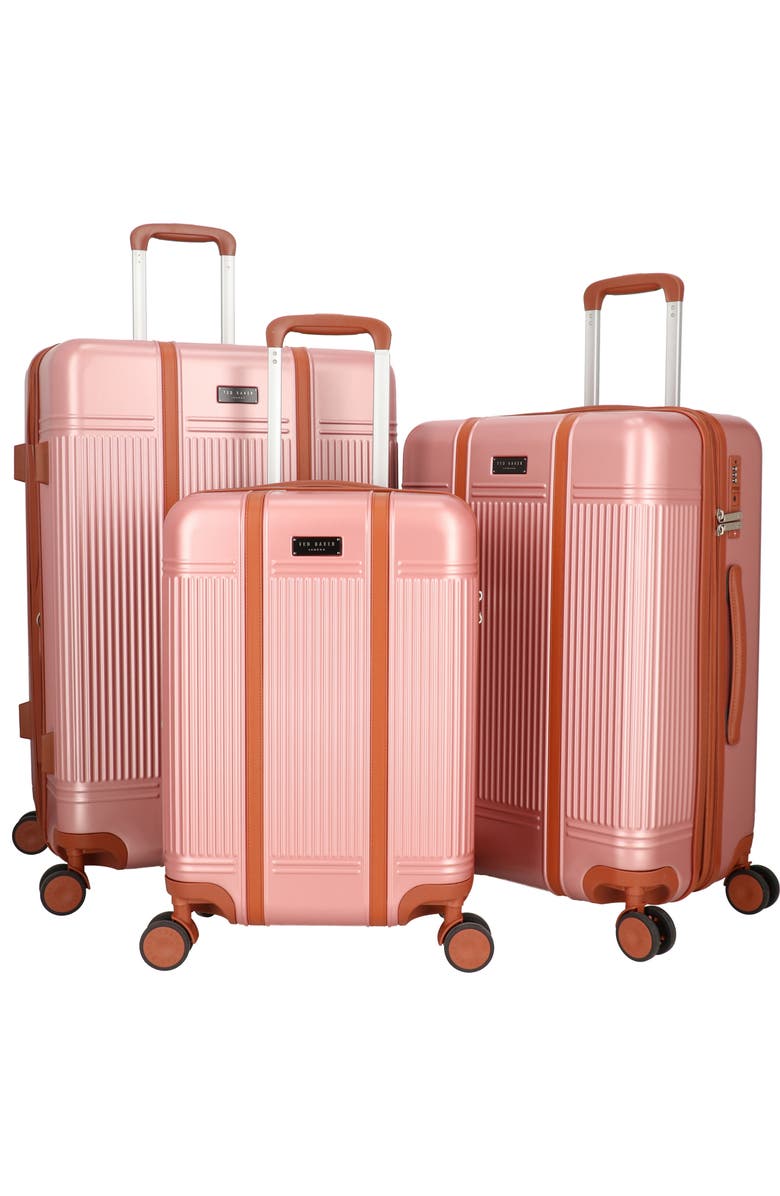 Ted Baker Beverly 3-Piece Hardside Luggage Set, Main, color, Ash Rose