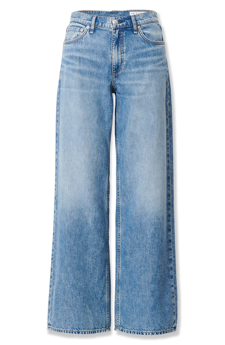 rag & bone Flexi Andi High Waist Wide Leg Jeans, Alternate, color, Lyon