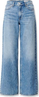 rag & bone Flexi Andi High Waist Wide Leg Jeans