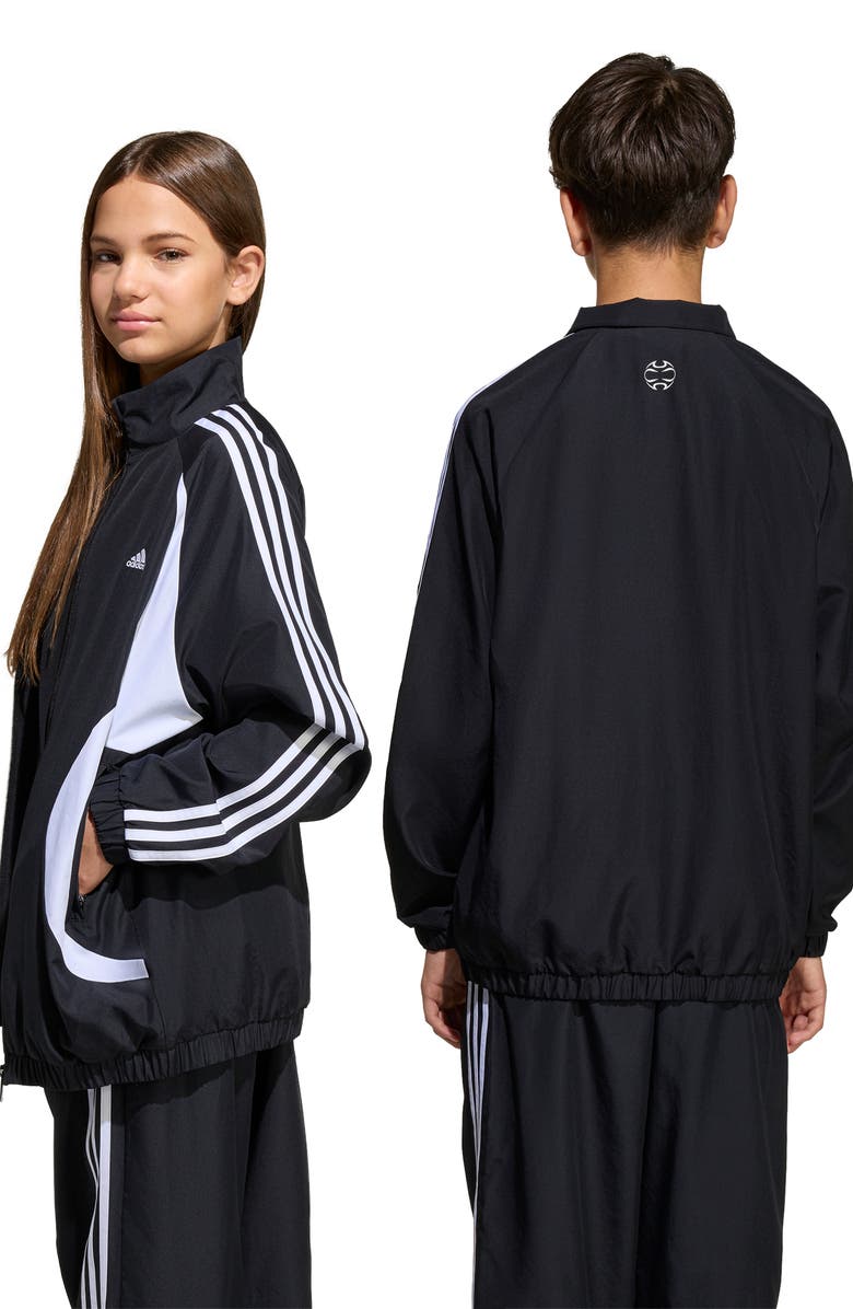 adidas Originals Kids' Teamgeist Loose Fit Track Jacket, Alternate, color,