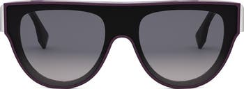 FENDI フェンディ サングラス 度なし FS5011R ビジュー フルリム Fendi 'Fendi First 139mm Flat Top Sunglasses | Nordstrom
