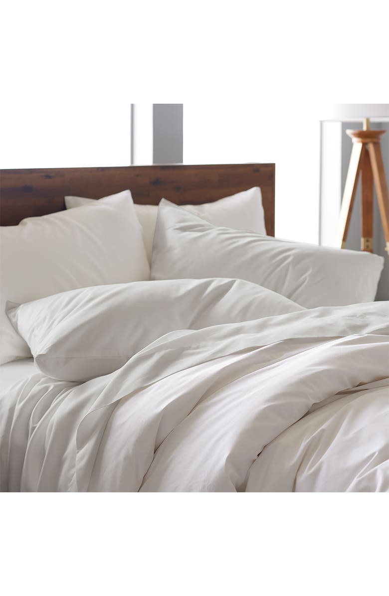 ELLA JAYNE HOME 500 Thread Count Cotton Sateen 4-Piece Sheet Set, Alternate, color, Stone