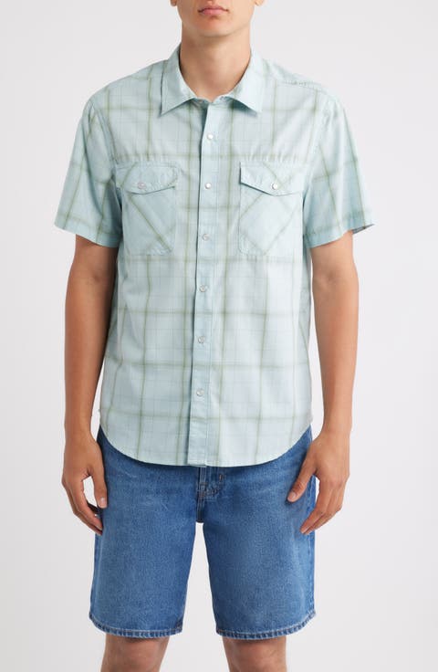 The Breezy Wayne Plaid Short Sleeve Shirt
